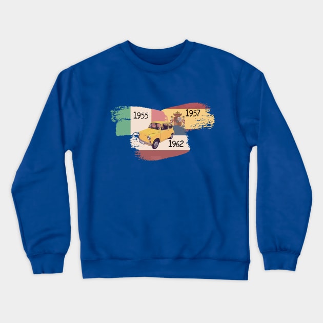 Fiat 600 Crewneck Sweatshirt by RetroTjoshak